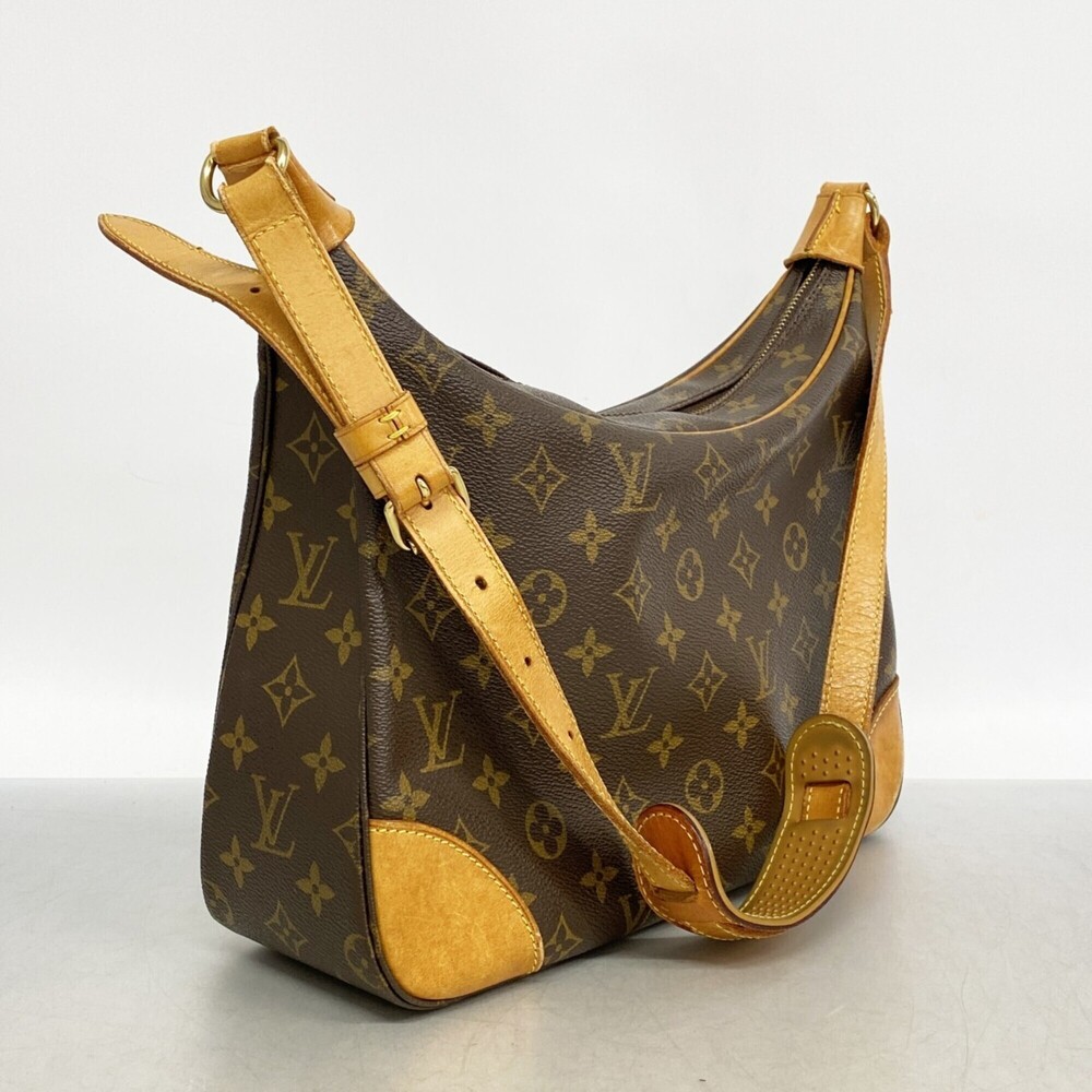 LOUIS VUITTON Brown Monogram Boulogne 30 Shoulder Bag - Picture 2 of 11